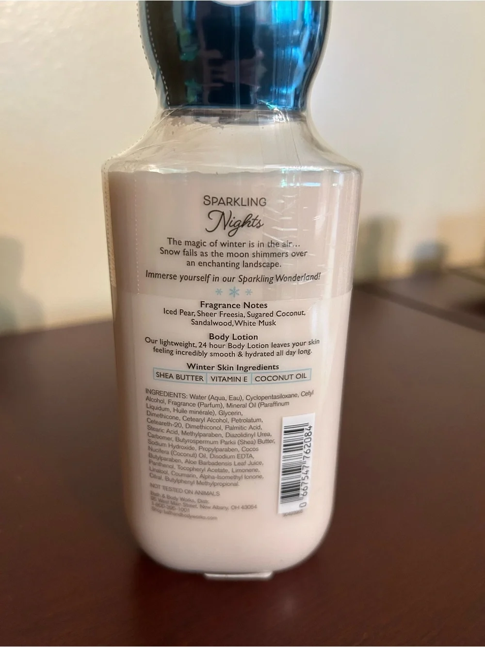 New Bath & Body Works Sparkling Nights 24 Hour Moisture Body Lotion Set